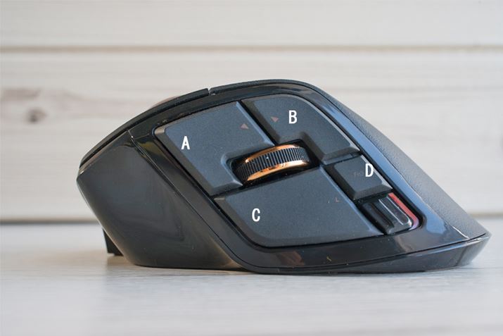 {̍ʂɂ́AAFiރ{^ABF߂{^ACFNbNADFt@NV{^ƁAzC[ѐڑ[hؑփXCb`܂