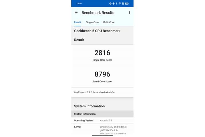Geekbench 6̃XRA