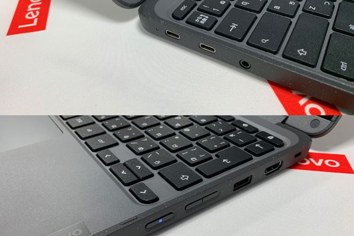 {̍ʂUSB Type-C×2iʐ^jAEʂɂHDMIo͂USB Type-Aiʐ^jȂǂ̊OC^[tFCX𓋍ڂĂ܂