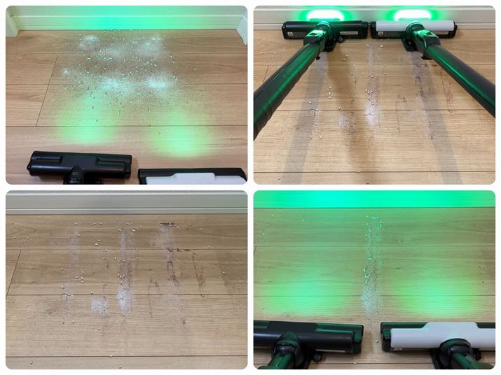 eʐ^̍uPKV-BK3LvŁAEuXeBbN PV-BS1MvBfƂɕГwbh𓮂ʂłBuPKV-BK3Lv͑傫ȃS~iLjcĂ܂AuXeBbN PV-BS1Mvׂ͔ȃS~c肪łiʐ^jB1ƁAfƂɃS~͂Ǝ܂iEj