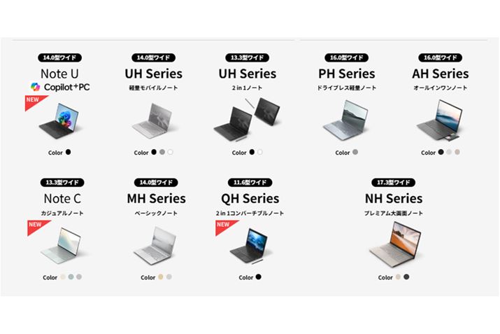 [J[TCgihttps://www.fmworld.net/fmv/jpB̓j[ÃV[Yƃj[AÕV[Y݂Ă󋵂ł