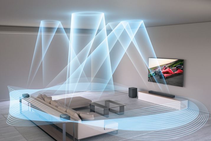 i.comłlC𔎂JBLuBAR 1000v̍ĐC[WBE\ȃTEhXs[J[ƃTuE[n[ZbgɂȂĂāAu7.1.4viV4{Xs[J[ݒûƓj̍Đ\ƂĂBDolby AtmosΉTEho[łAĐ\͂͂܂