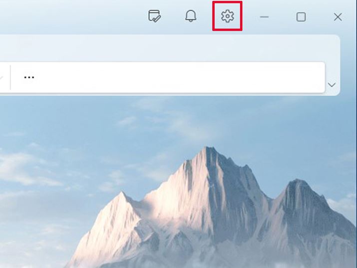 W[[Outlook̏ꍇAEBhEE̎ԃACRNbNĐݒʂ\܂