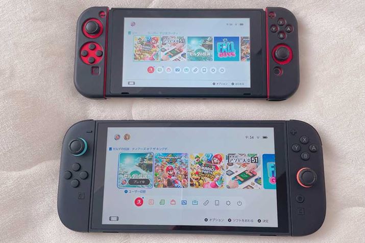 uNintendo Switchiʏ탂fjviijƁAuNintendo Switch 2viijɂr uNintendo Switchv̓P[X̎ʐ^