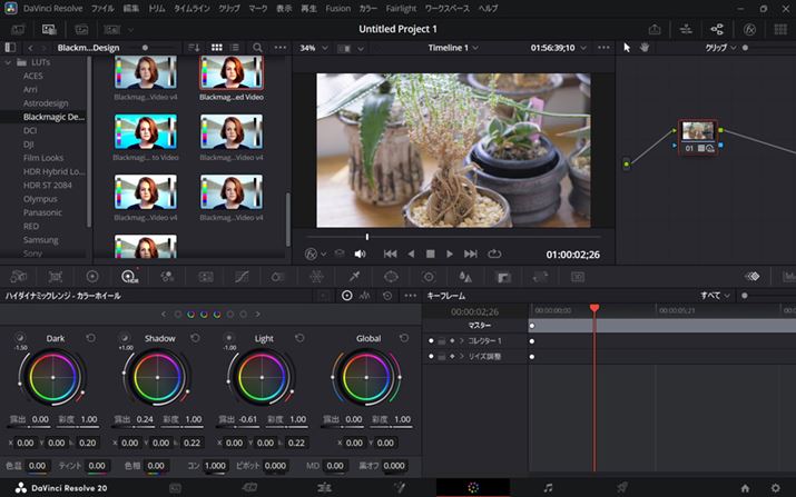 uDaVinci ResolvevœҏWeXg