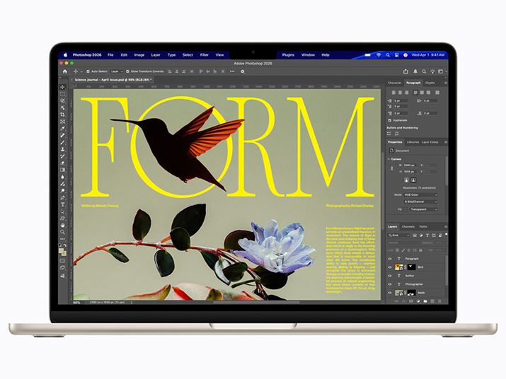 �uM5�v�`�b�v���ڂ́uMacBook Air�v�iEarly 2026�j���o��B�{�̂̃T�C�Y��f�U�C���͋��^�Ɠ����Œ��g���i�����Ă��܂�