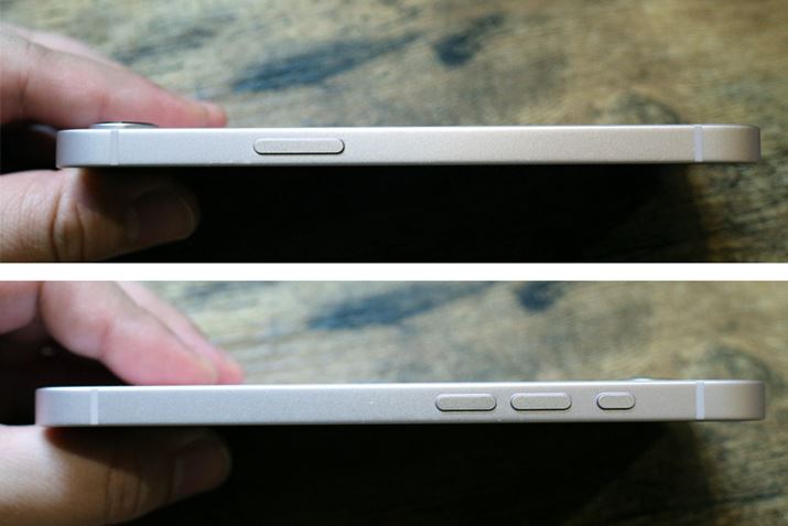 ��/�E���ʂɓd���{�^���𓋍ځB��/�����ʂ̓A�N�V�����{�^���Ɖ��ʃ{�^����z�u