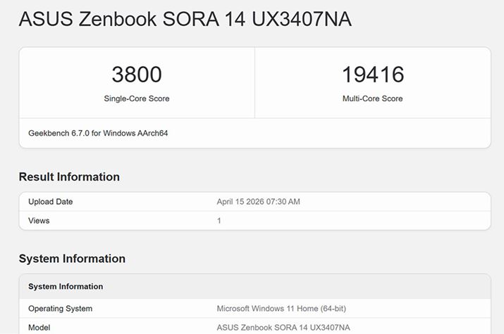 �uGeekbench 6�v�́uCPU�v�̌���