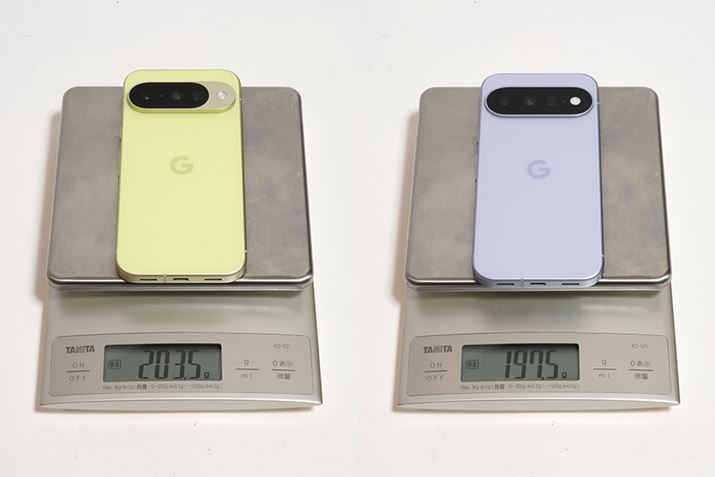 �uPixel 10�v��203.5g�A�uPixel 11�v��197.5g�Ǝ����d�ʂł���҂��y�����Ƃ��ؖ�����܂���