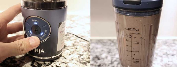 �uSmoothie�v���[�h�ŁA�������a�J�n�I �uBlend�v���[�h���ЂƉ��p���t���ȉ�]�ŁA�����Ƃ����ԂɌŌ`���������Ă����܂����B�ڗ��̂̓u���[�x���[�ׂ̍��Ȍ��Ђ̂�