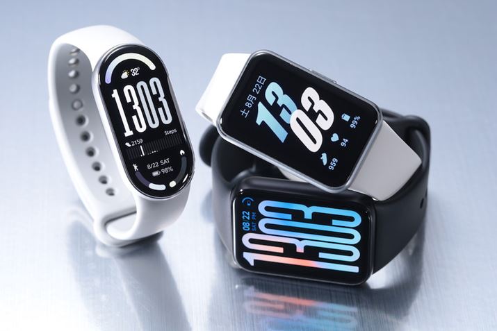 ���܂ɋP�����V���I�~�uXiaomi Smart Band 9 Pro�v�i�E���j�B��܂̃T���X���uGalaxy Fit3�v�i�E��j�A���܂̃V���I�~�uXiaomi Smart Band 10�v�i���j