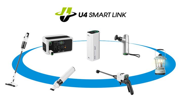 BN-RL410�ɕt�����郂�o�C���o�b�e���[�uBH-U4�v�́uU4 SMART LINK�v�Ή��̂��܂��܂ȋ@��̓d���Ƃ��ċ��p�ł���