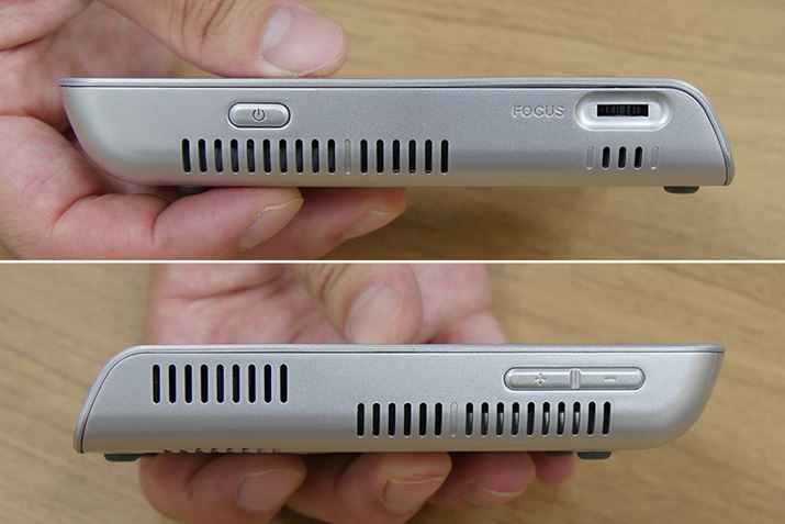 �{�̑��ʂɂ́A�{�����[�������̂ق��A�t�H�[�J�X�����_�C�����Ɠd���{�^���𓋍�