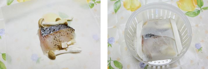 �������炦�����L���N�b�L���O�y�[�p�[�ŕ�݁A�o�X�P�b�g�ɃZ�b�g