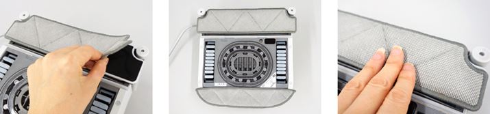 �t���̃p�b�h�𑕒�