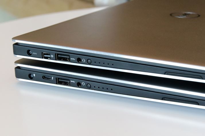 �オ�]�����f���A�����V���f���Bmini DisplayPort�̕�����Thunderbolt 3 with USB Type-C�ɕύX����Ă���