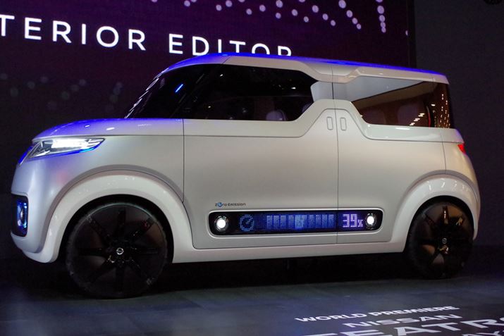 EV�y�����Ԃ̃e�A�g�� for�f�C�Y�B�t�����g��T�C�h��LED��������Ă���