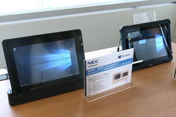 Windows 10 IoT Enterprise𓋍ڂNEC̋Ɩp^ubguShield PROv