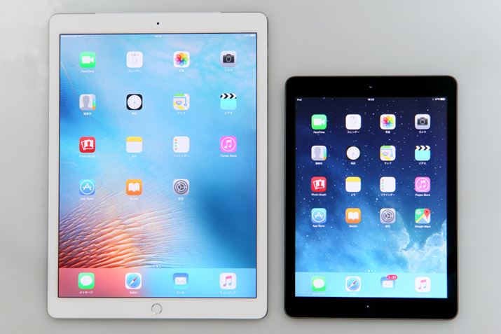 iPad AirƂ̔rBfBXvC78傫