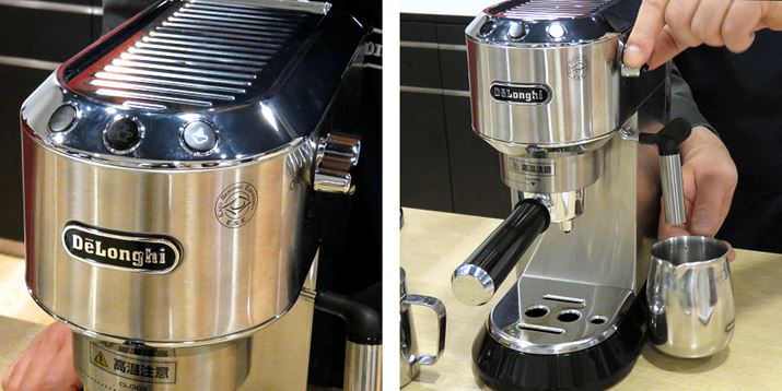 �܂��͖{�̂̃X�`�[���{�^���������A�E���̏����ȃ��o�[��|���ăm�Y�����̗]���Ȑ�����r�o