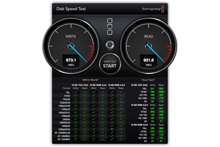 Disk Speed TesťʁB[hACgƂɃXRA͐LтĂ