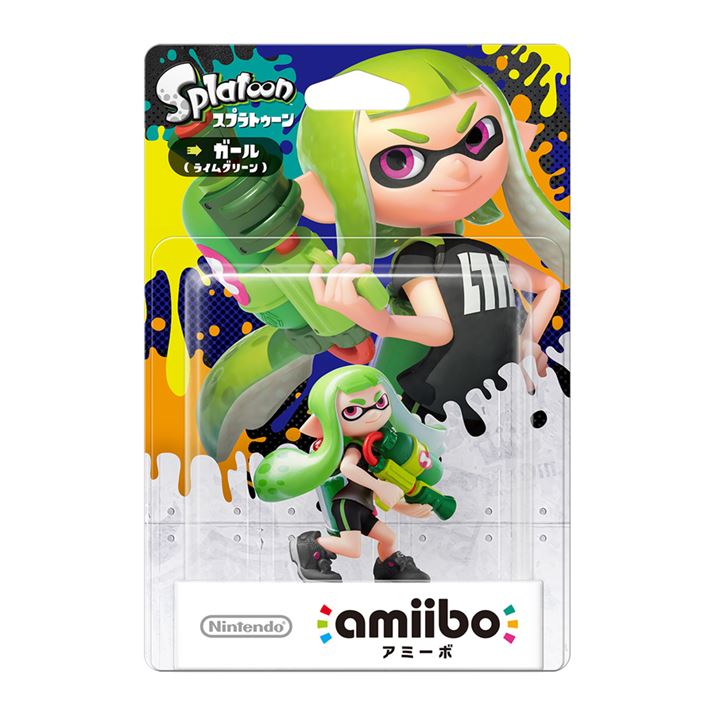 ルイ様専用 amiibo ガール【ライムグリーン】 (スプラトゥーンシリーズ