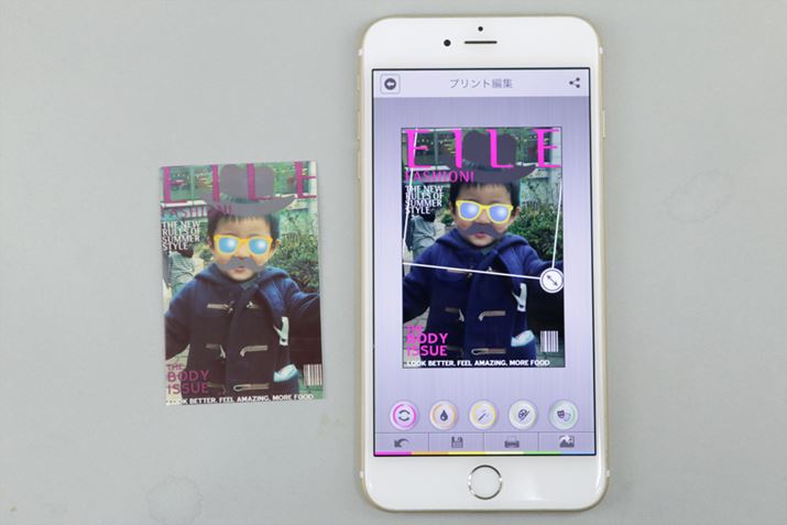 �v�����g�ҏW�ł́A�t���[����t������A�T���O���X�������Ă݂���A�ʐ^���f�R���[�V�����ł���