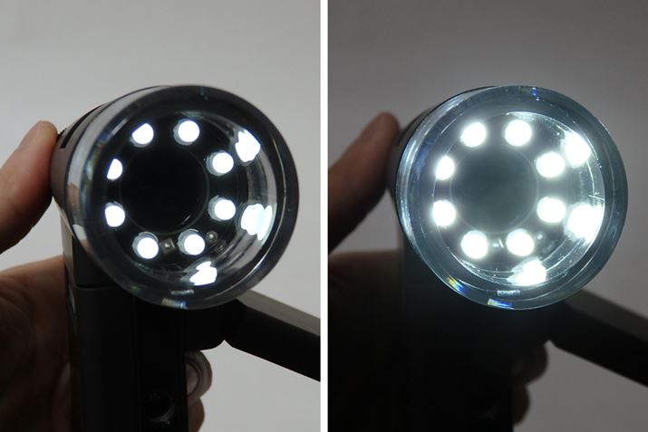 ÏڎʎBeȂǂŖ邭Beł悤ɁAŶ܂8LED𓋍