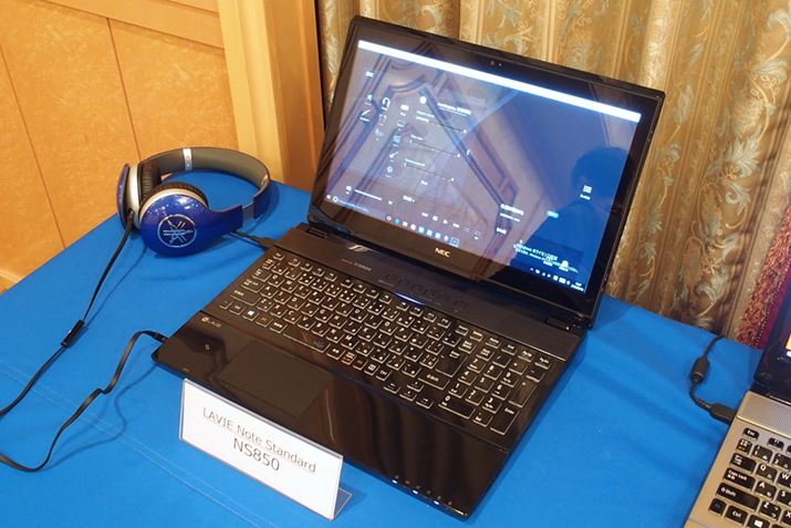 NS850/FAB́AŐVCPUȂǂ𓋍ڂLAVIE Note StandardV[Y̍ŏʋ@