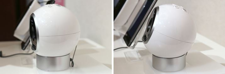 �J�����̊p�x�͏㑤30°�A����10°�Œ����ł���