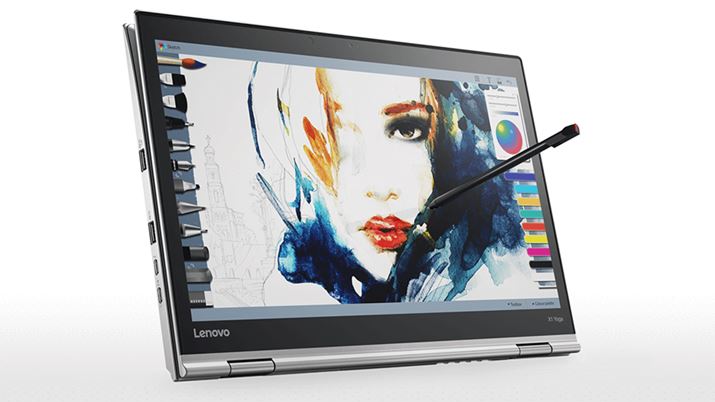 �f�B�X�v���C������360�x��]����g���K�X�^�C���h��ThinkPad X1 Yoga�ɂ��V���o�[���f�����ǉ������
