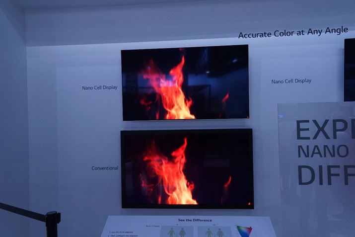 LG�G���N�g���j�N�X�ɂ��uNano CELL�v�̃f��