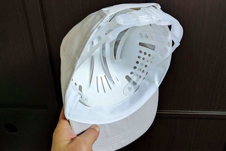 好きな帽子に入れるだけ。簡易ヘルメットになるインナーキャップ 好きな帽子に入れるだけ。簡易ヘルメットになるインナーキャップ