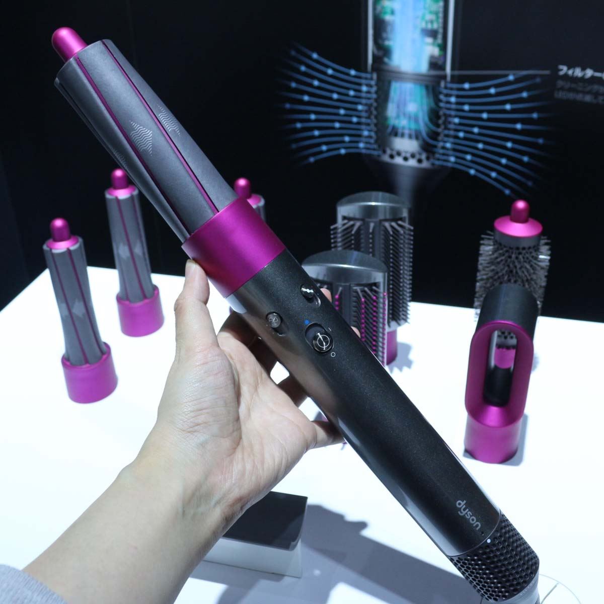 最安値100%新品dyson ダイソン ドライヤー ヘアアイロン dysonairwrap スタイラー complete HS01COMPFN その他