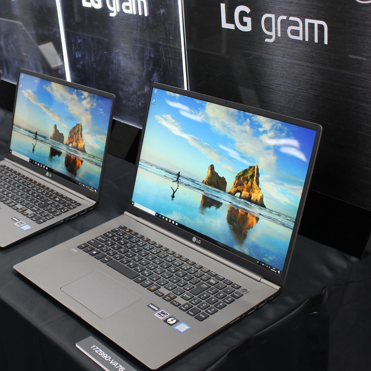 17インチ液晶搭載で重量約1.3kg。モバイルノート「LG gram」に2019年