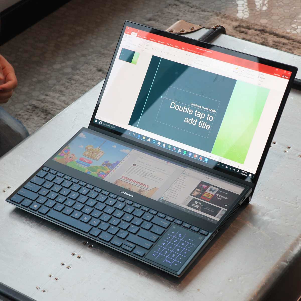 Asus キーボードの上にセカンドディスプレイを搭載したノートpc Zenbook Pro Duo を発表 価格 Comマガジン