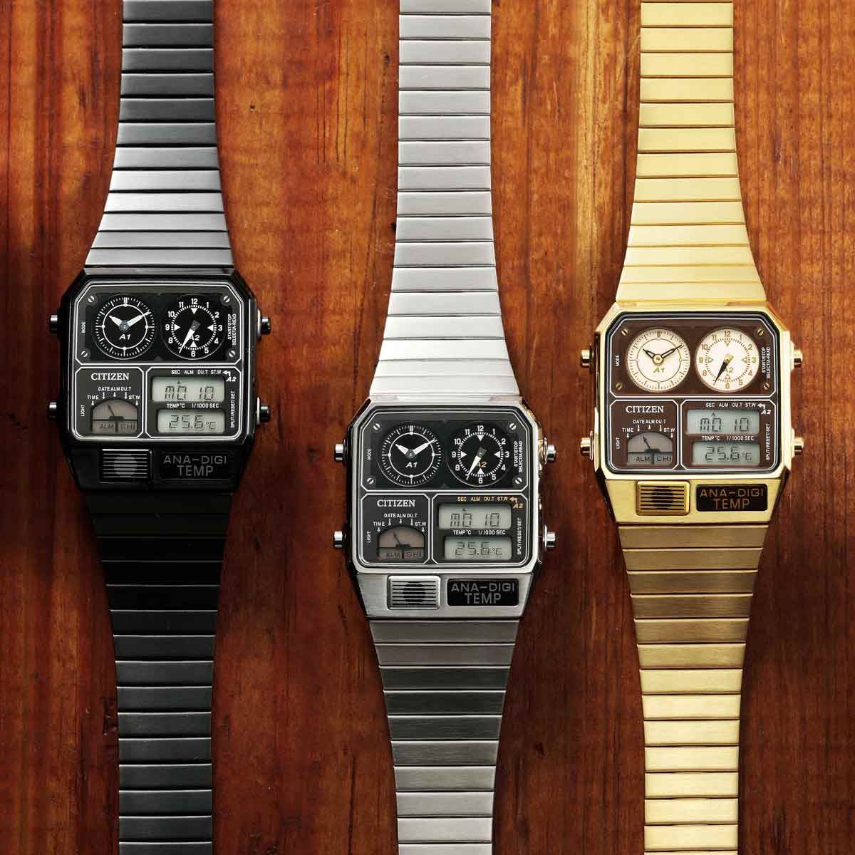 新品未使用】CITIZEN レコードレーベル 腕時計ケース付き - 腕時計