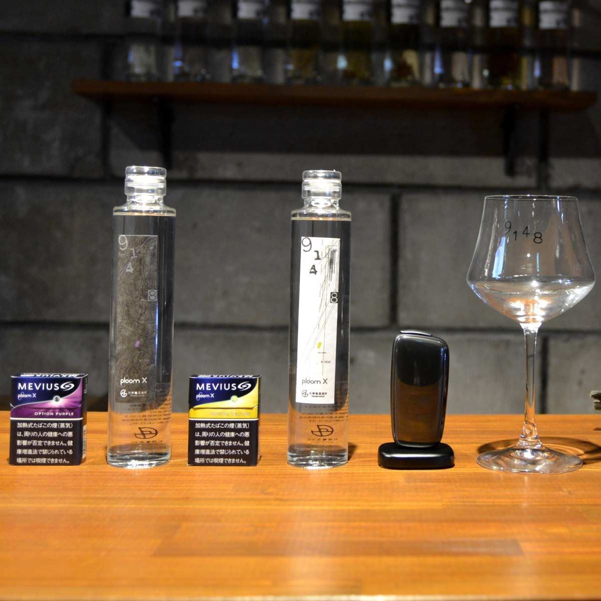 Ploom X オリジナルスピリッツ&チタンタンブラー