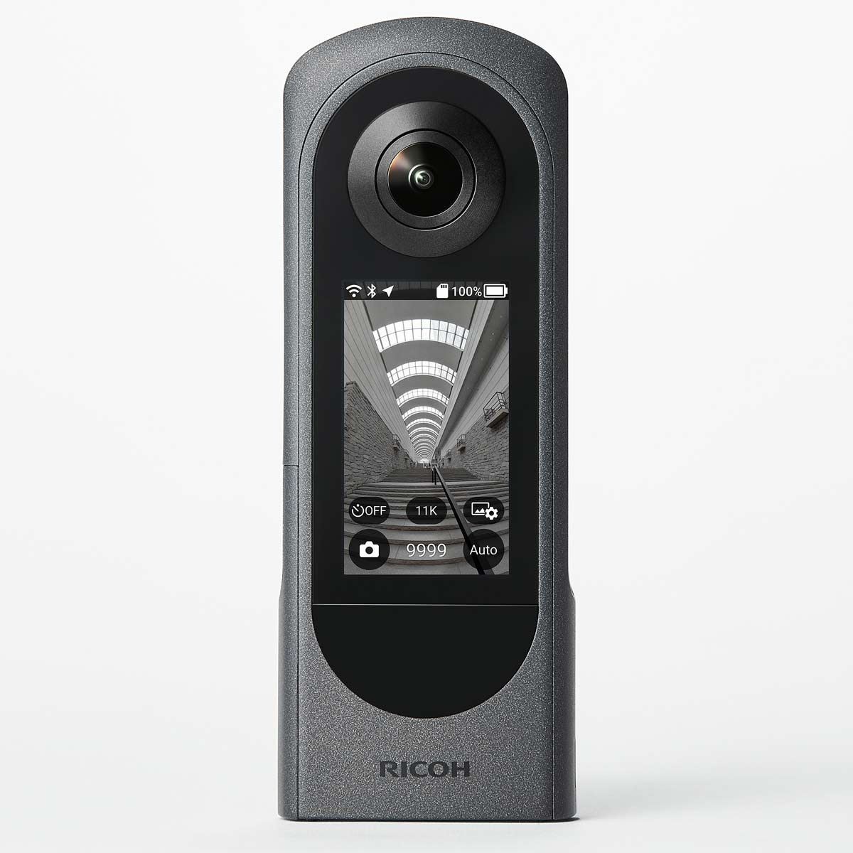 リコー、待望のタッチパネルモニター搭載360°カメラ「THETA X」 5月 