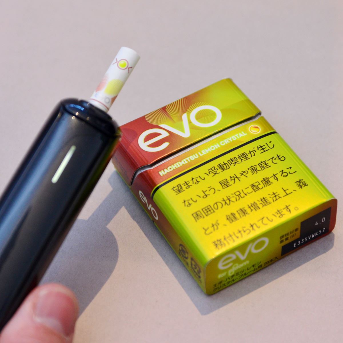 冬らしい「はちみつレモン」味！ 「プルーム・オーラ」専用「エボ」の