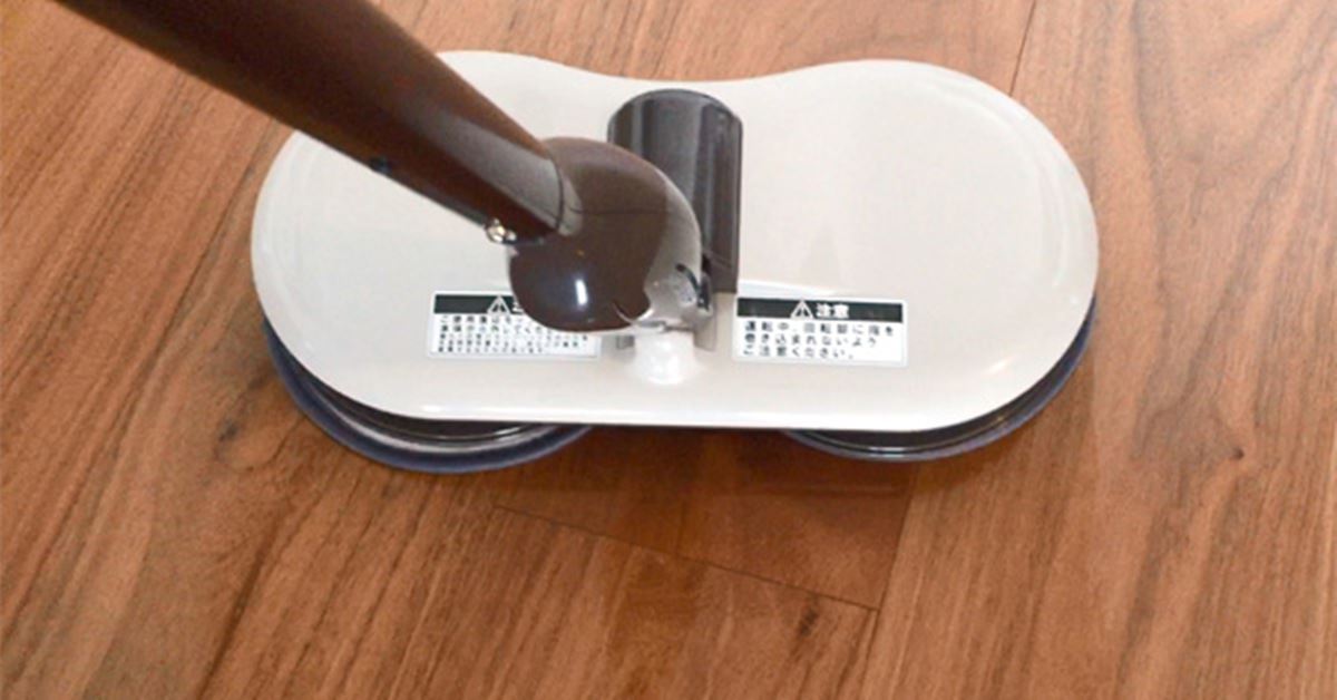 モップが自動回転するクリーナーで 立ったまま楽ちん拭き掃除 価格 Comマガジン