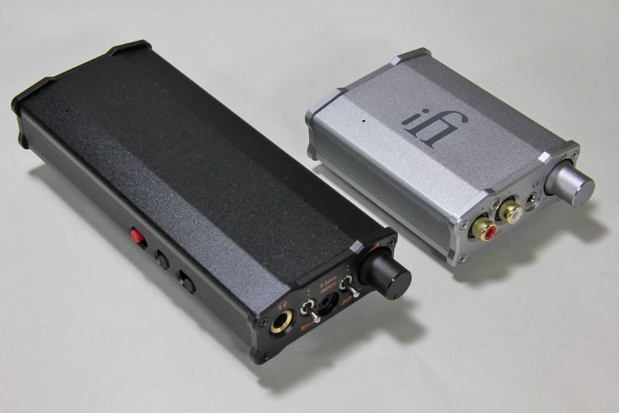 iFI Audio「micro iDSD」の黒い“BL”と「nano iDSD」の“LE 