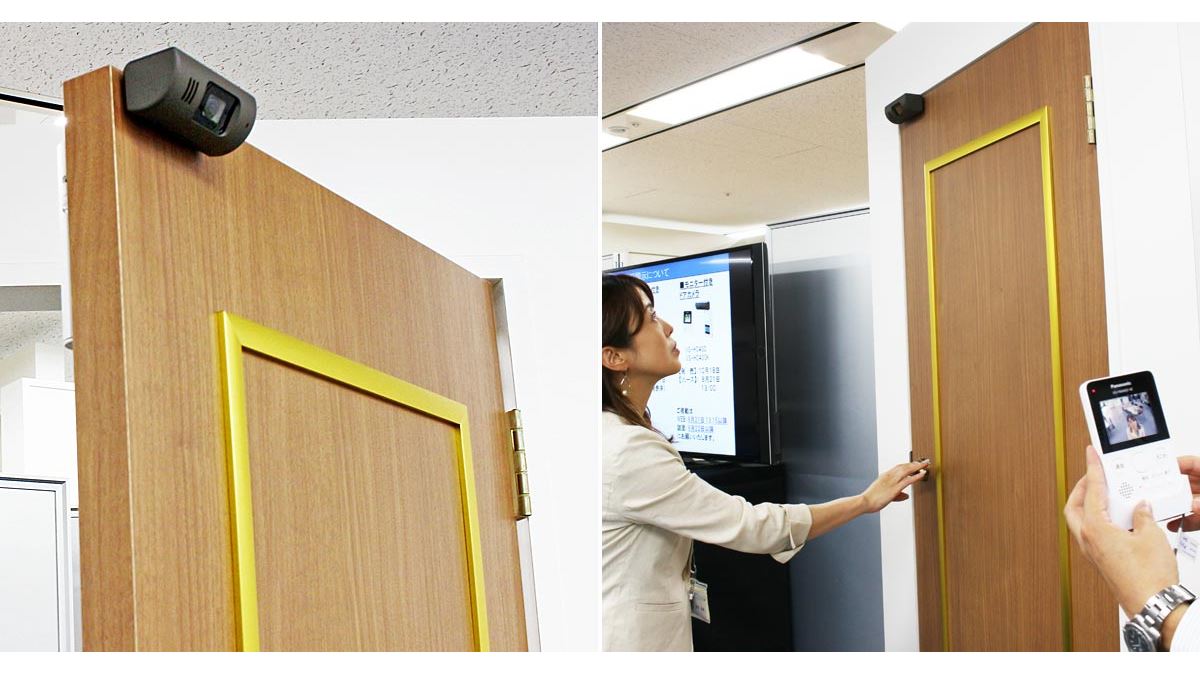 工事・インターネット不要！ ドアホンのように使える