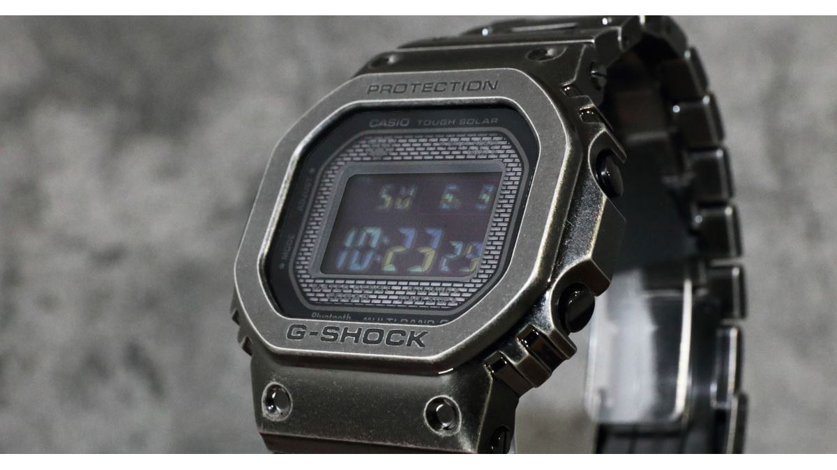 G-SHOCK」ビンテージ感のあるフルメタルスクエアモデル誕生！ ギア感獲得で大満足 - 価格.comマガジン