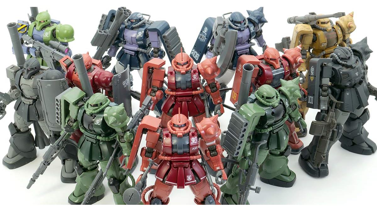 ザク」のHGガンプラを徹底比較！ 違いは？ あなたの推しザクは？ - 価格.comマガジン