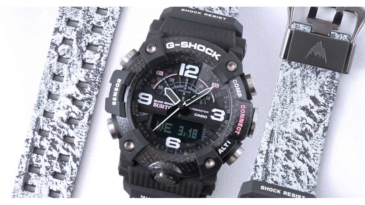 G-SHOCK RANGEMAN BURTON コラボレーション GW-9400BTJ-8 Back Cover 裏蓋 - ブランド腕時計