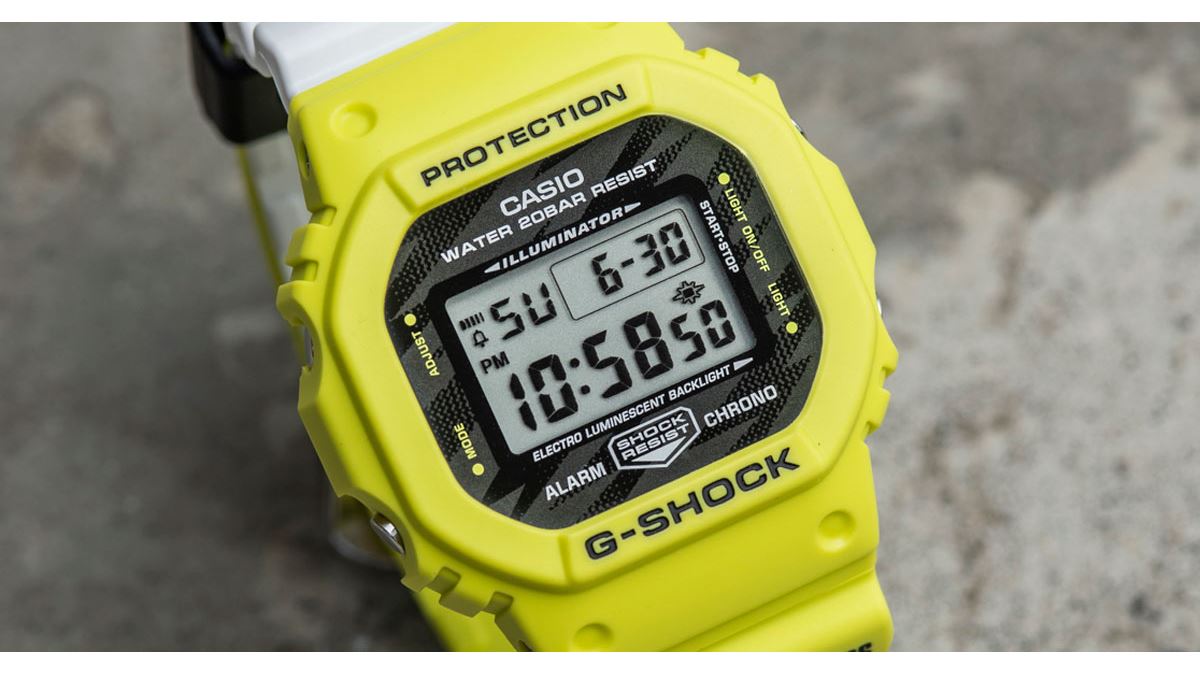 【レア】G-SHOCK DW-5600CU-9JF クリーンミリタリー イエロー ナノ・ユニバース アウトレット NANO universe Outlet 【G-SHOCK