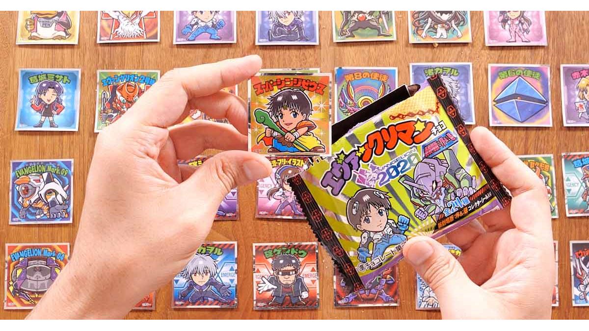 逃げちゃダメだ！ 「エヴァックリマンチョコ」60個を開封