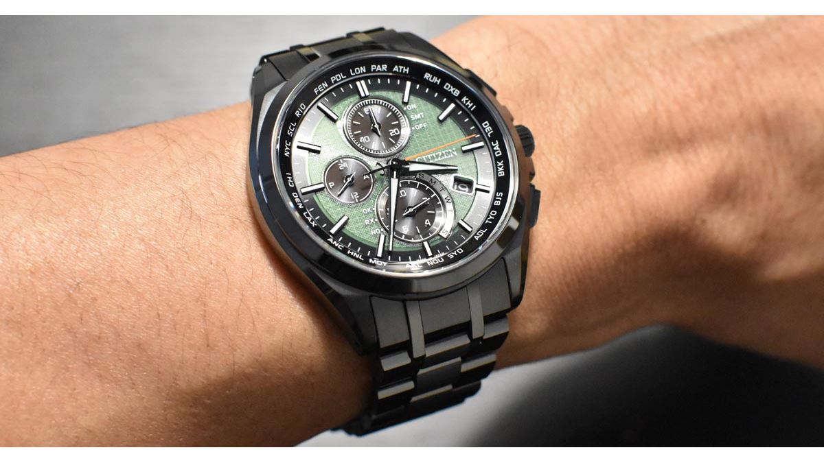 世界に一本？！シチズン　アテッサ　エコドライブ　FTS G-Shock セイコー シチズン アテッサ』ACT Line エコ・ドライブGPS衛星電波時計