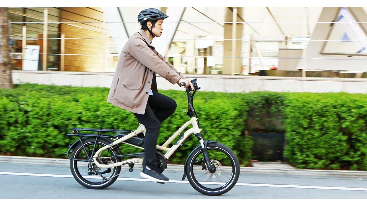 たくさん積めるタフなミニベロタイプのe-Bike！ 使いやすくて走行性能